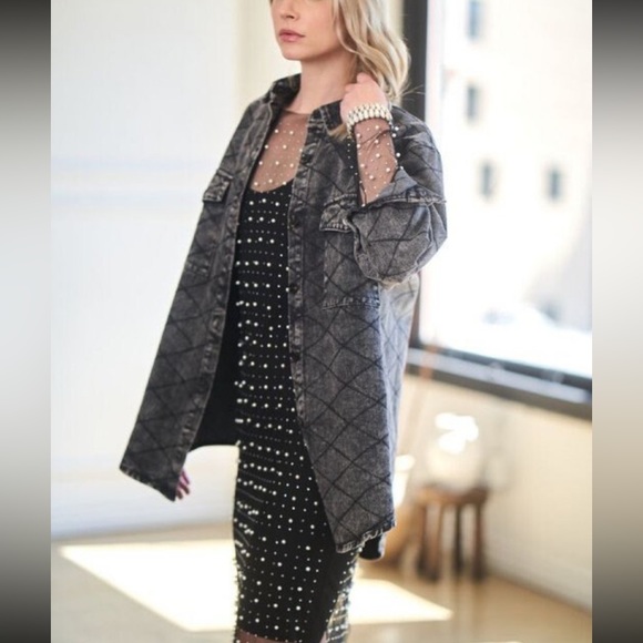 Denim Shacket - Picture 3 of 5